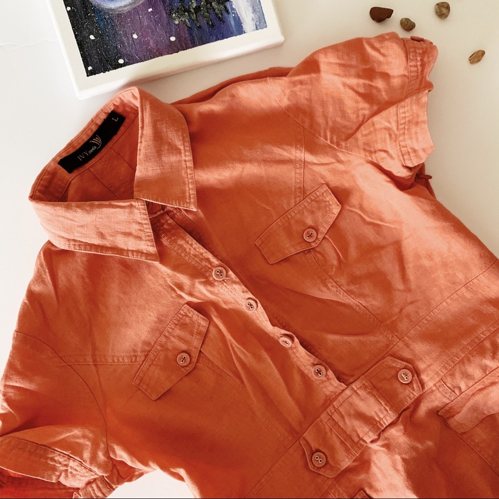 Coral Light Denim Dress